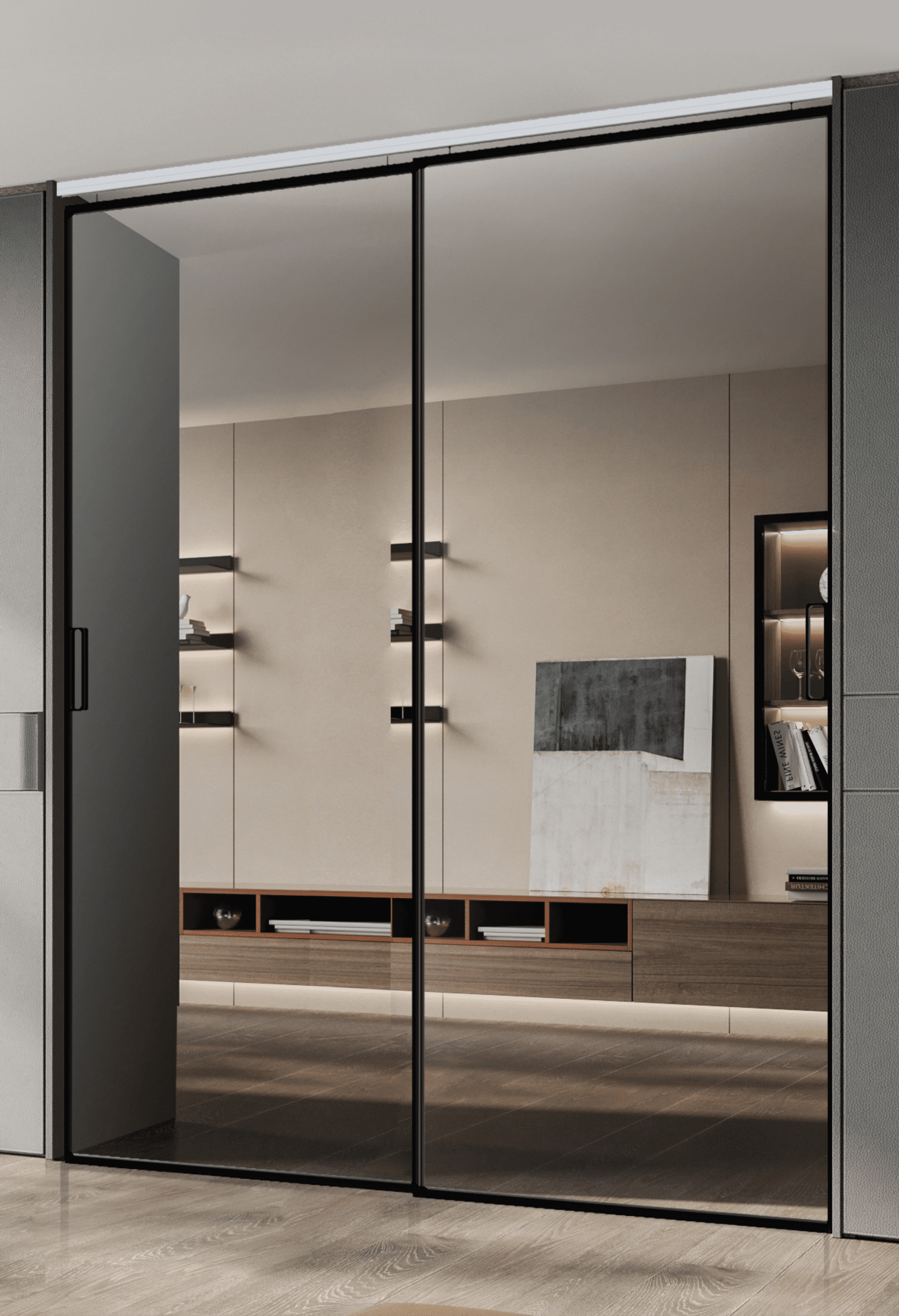 One Way Soft Close Sliding Door