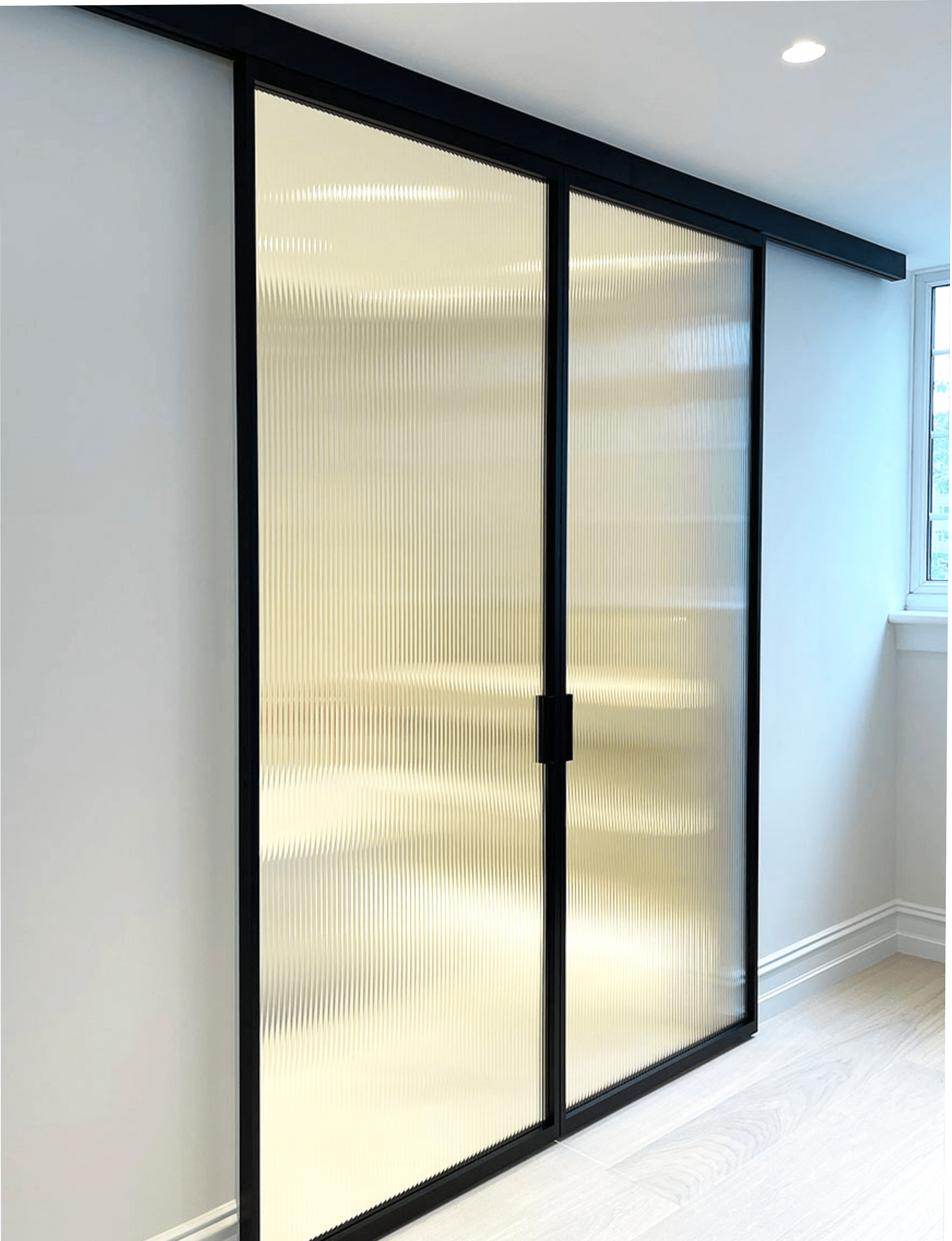 One Way Soft Close Double Sliding Door