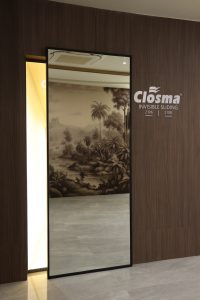Closma Invisible Sliding – 2106 (Glass Framed Door)