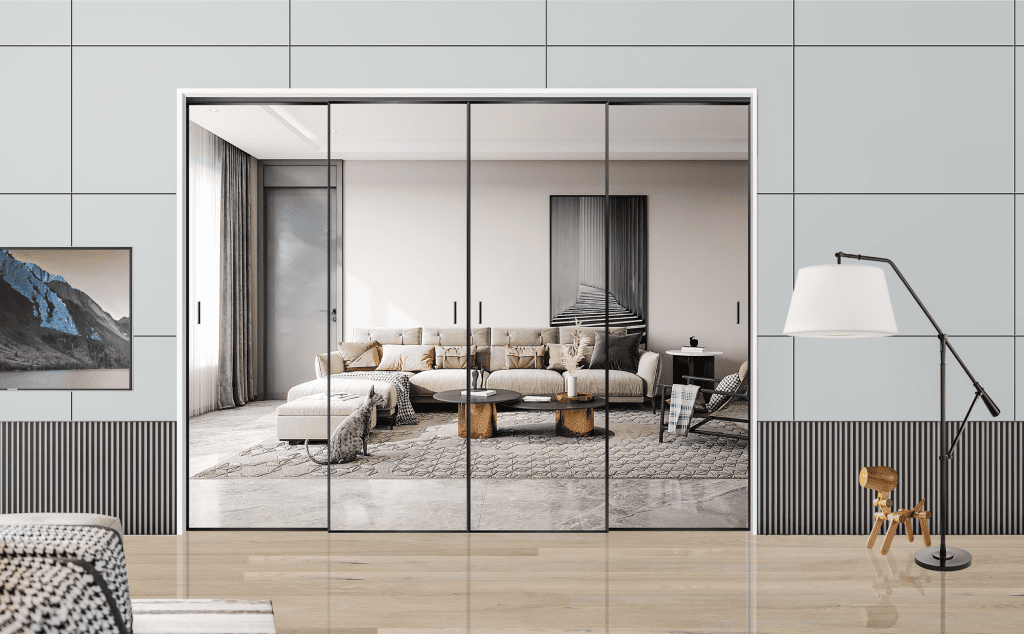 Closma MagTouch Electromagnetic Sliding System – 1 Fix + 1 Sliding Door