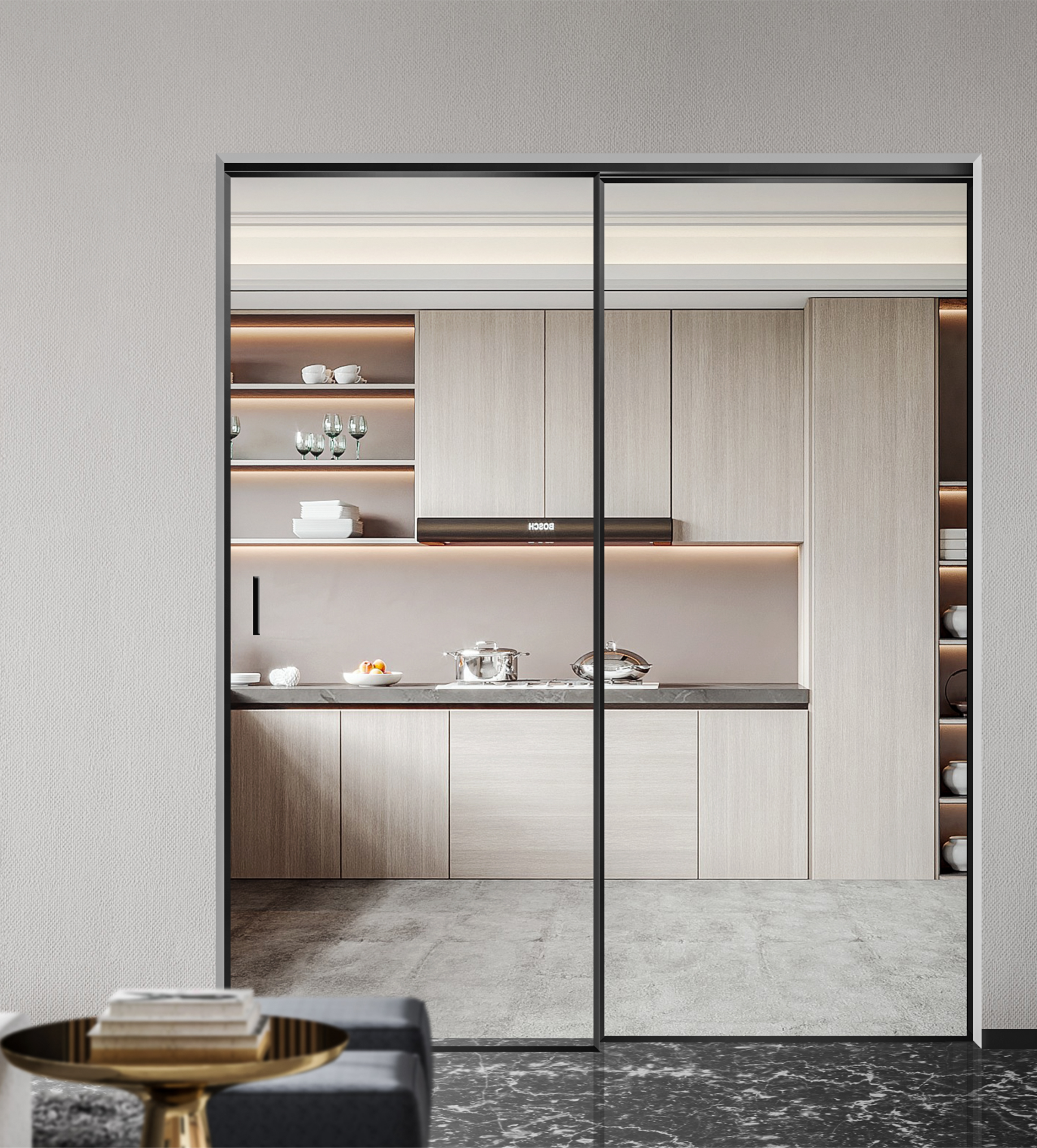 Two Way Soft Close Sliding Door