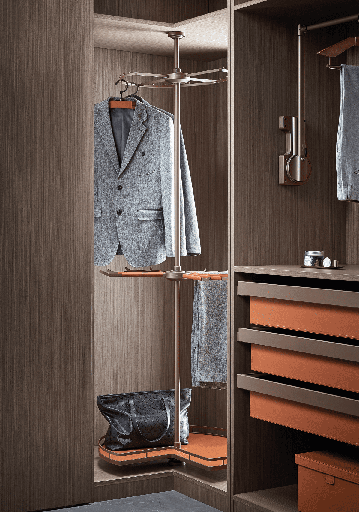 Ralphie High Rotatable Multi-Functional Shelf