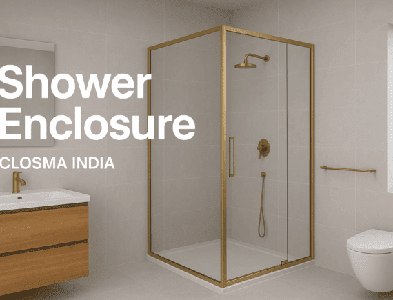 Modern shower enclosure hardware and profiles